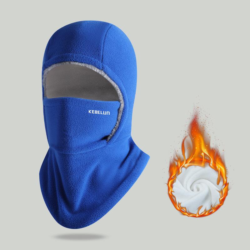 Winter Cycling Warm Windproof Face Mask Neckband Integrated Headgear