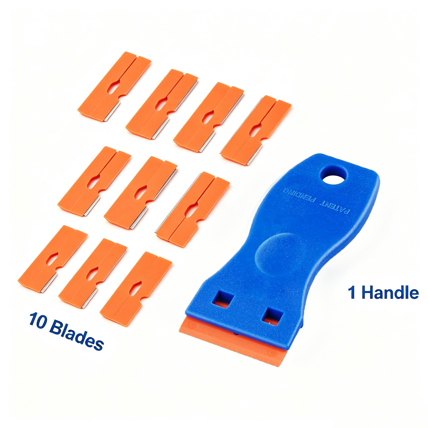 🧽 Plastic Razor Blade Scraper – Adhesive & Sticker Removal Tool