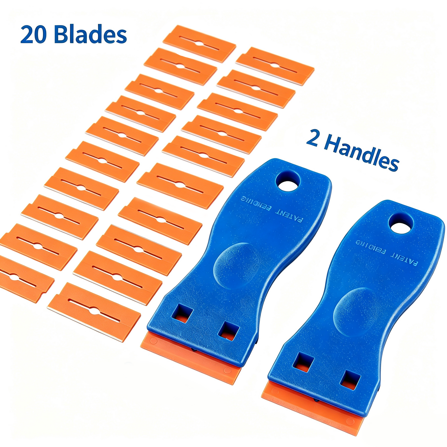 🧽 Plastic Razor Blade Scraper – Adhesive & Sticker Removal Tool