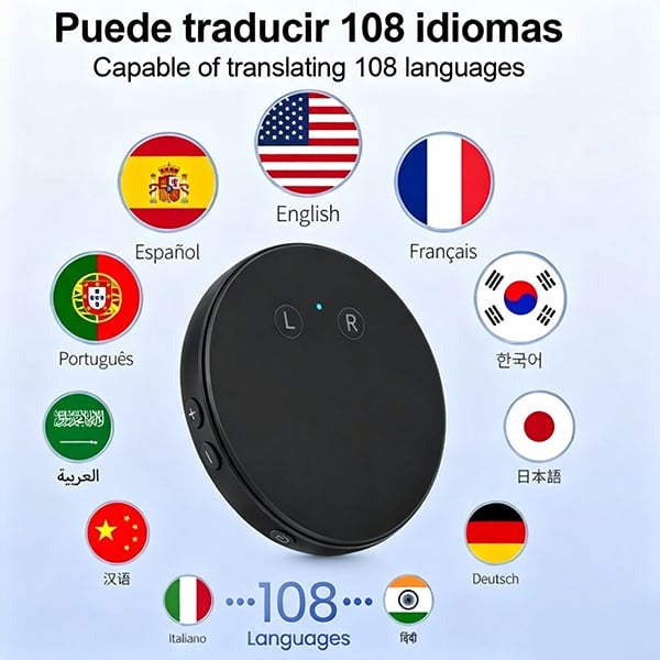 Spanish & English Practice Companion – Supports 108 Languages