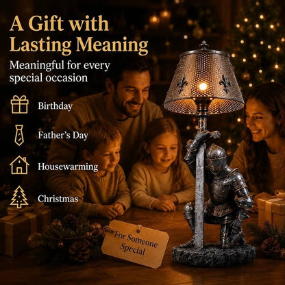 ⚔️ Medieval Knight Figural Lamp