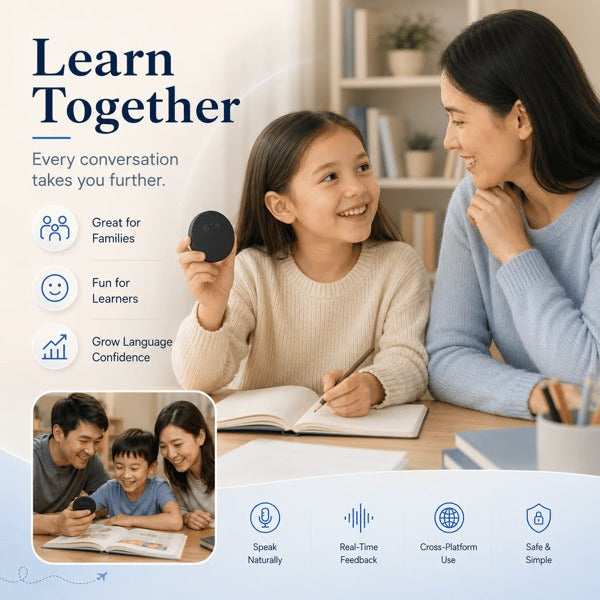 Spanish & English Practice Companion – Supports 108 Languages