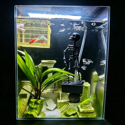 💀Air-Driven Dancing Skeleton Aquarium Ornament