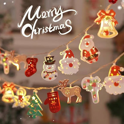 Christmas Decoration Party Supplies Metal LED Colorful Lights