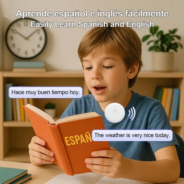 Spanish & English Practice Companion – Supports 108 Languages