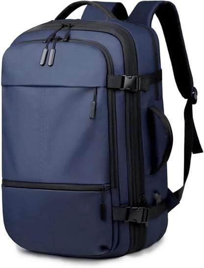 Expandable Large Capacity Backpack, Multifunctional Travel Business Laptop Backpack for Men Women
