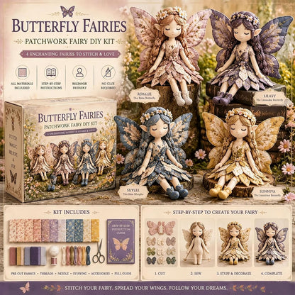 Fairies Patchwork Sewing Kit
