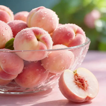🍑 Heirloom "Honey Red" Dwarf Peach Tree Seeds — Grow Sweet Peaches at Home