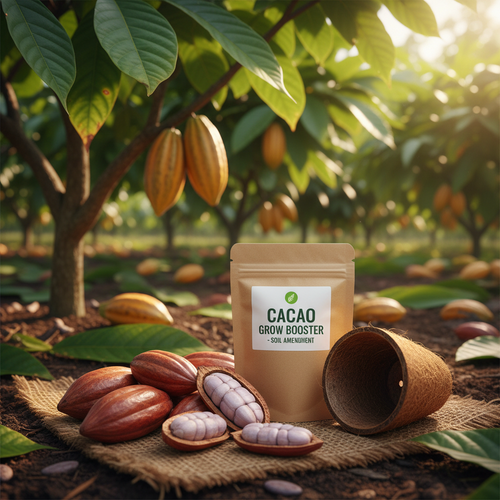Organic Cocoa Fruit Seeds – Non-GMO, Low Maintenance, Grow Your Own Cocoa Harvest