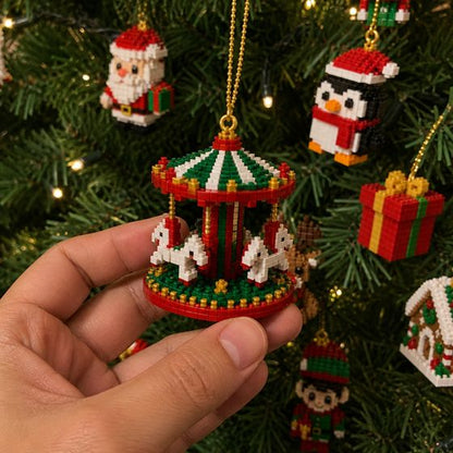 24-Day Mini Christmas Brick Ornament Advent Calendar