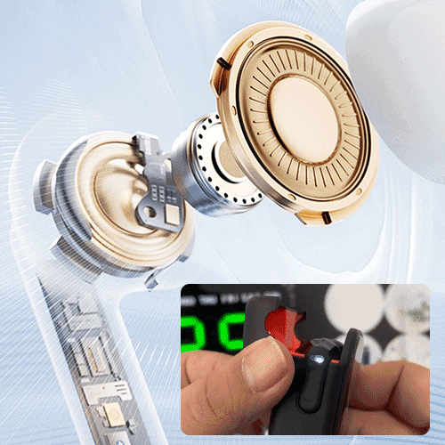 HD Color Screen AI Translation Earphones