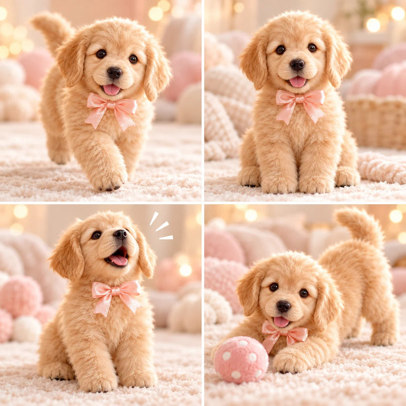 🐕🐾 Realistic Robot Golden Retriever Puppy