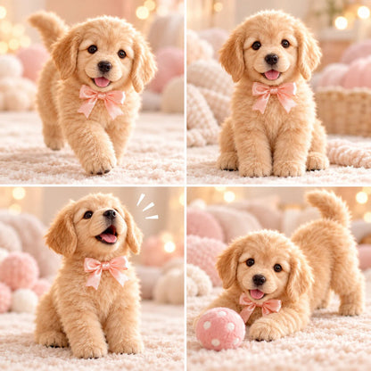 🐕🐾 Realistic Robot Golden Retriever Puppy