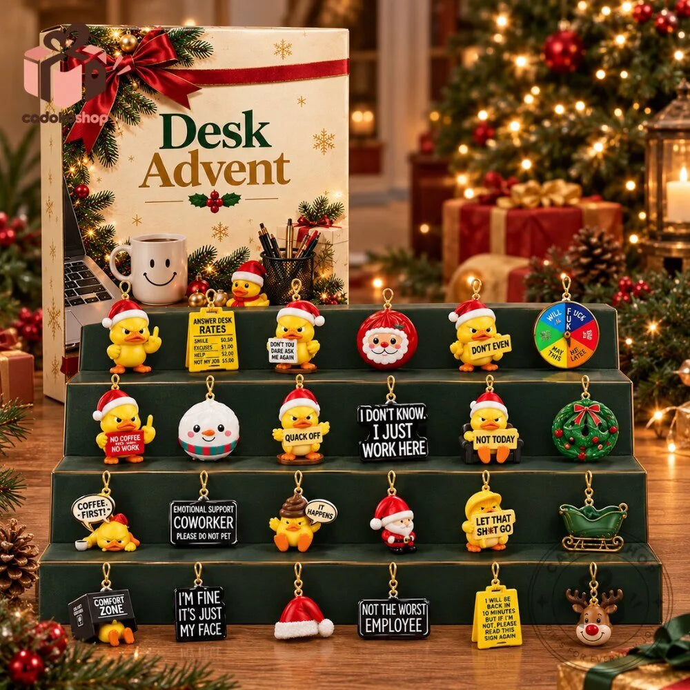 🎄Desk Advent Calendar Funny Office Christmas Countdown