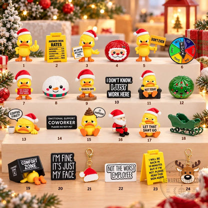 🎄Desk Advent Calendar Funny Office Christmas Countdown