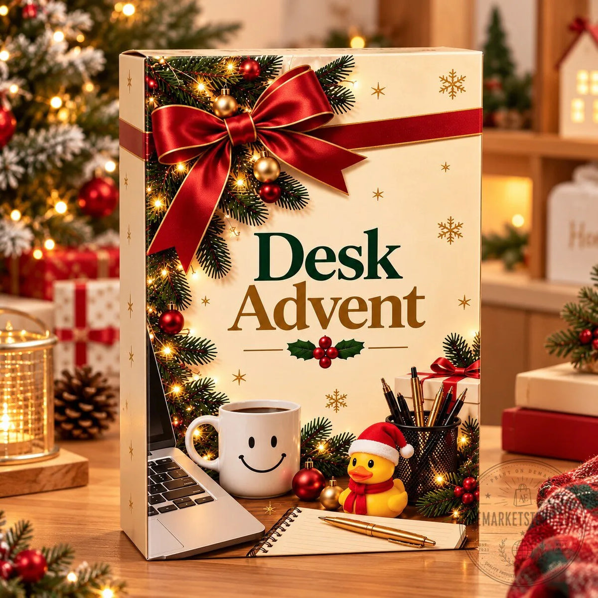 🎄Desk Advent Calendar Funny Office Christmas Countdown