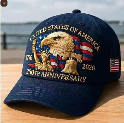 🦅USA 250th Anniversary Eagle Cap 🇺🇸 🧢Celebrate American Pride In Legendary Style