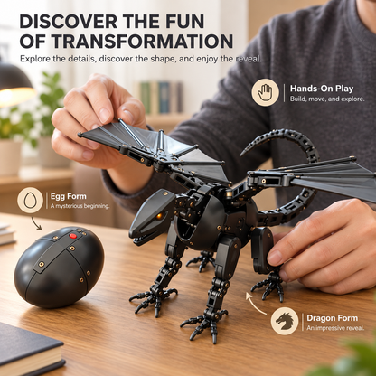 DragonMorph – Egg to Dragon Transforming Mechanical Toy