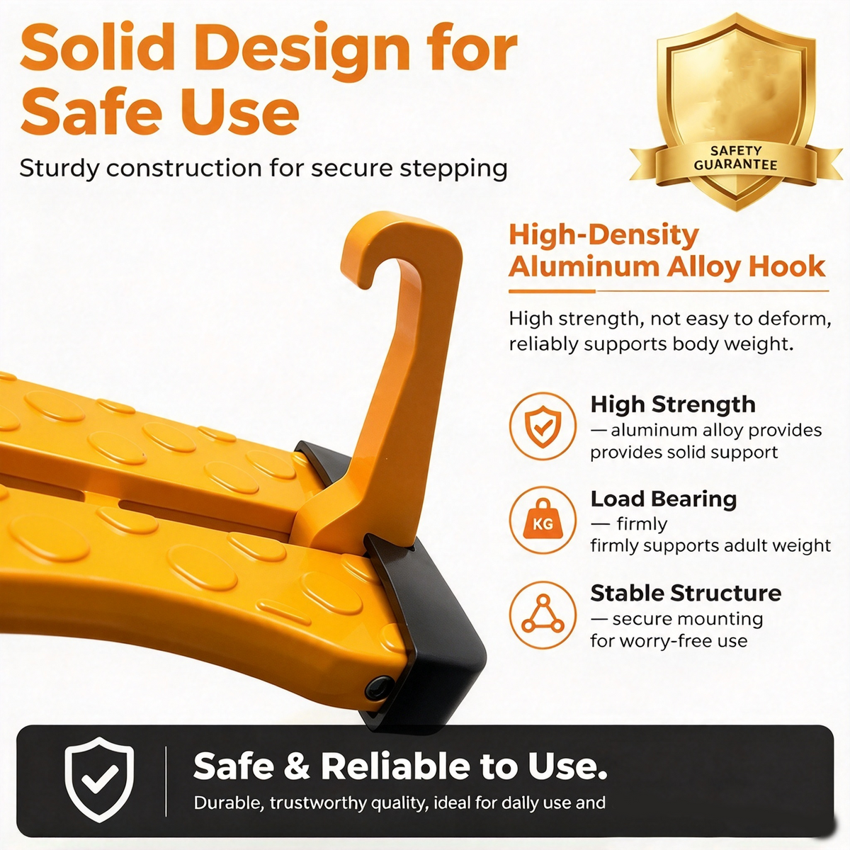 dht™⭐Universal Car Roof Rack Step🚗Foldable Roof Rack Door Lock, Easy to Get in and Out of Car