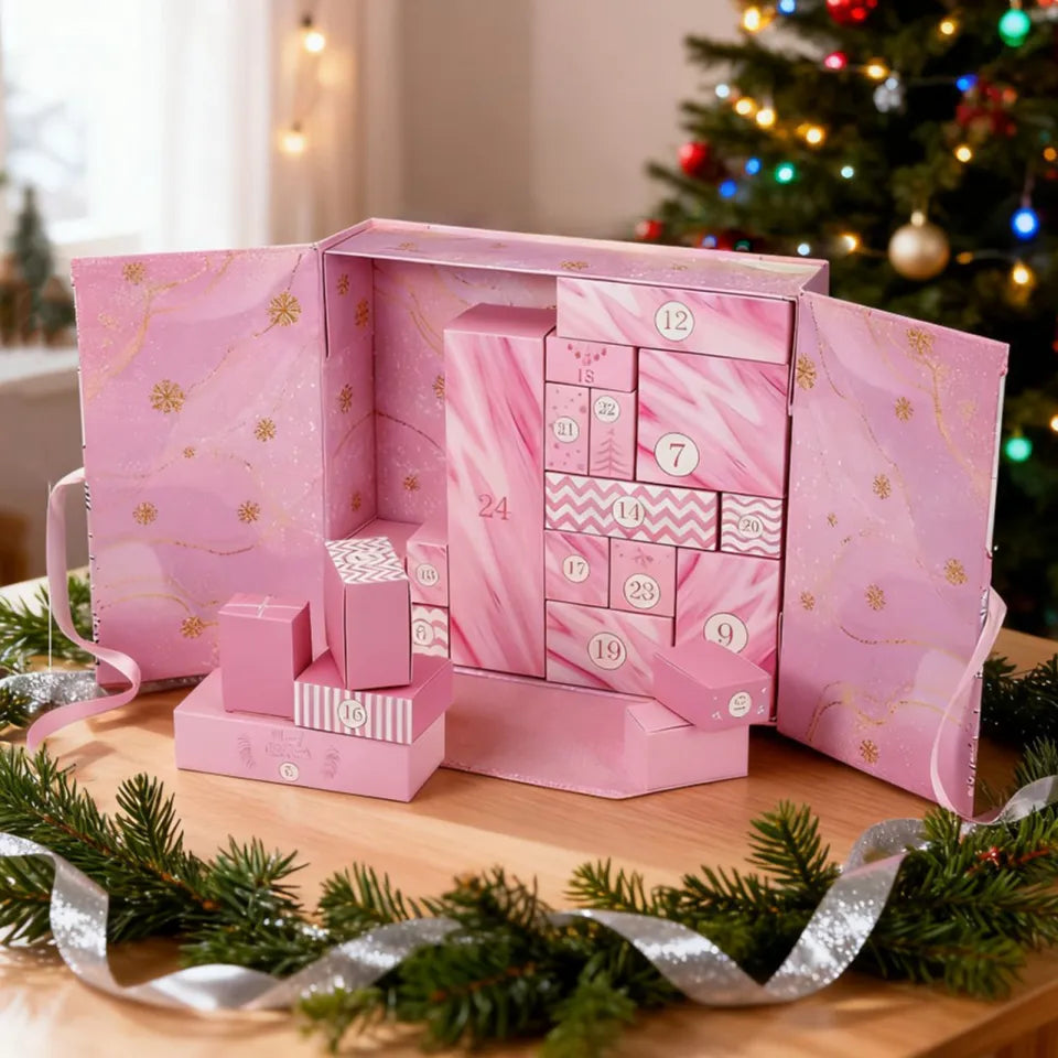 🎁 2026 Customizable Fragrance Advent Calendar Empty Mystery Box – Fill It With Your Favorite Scents