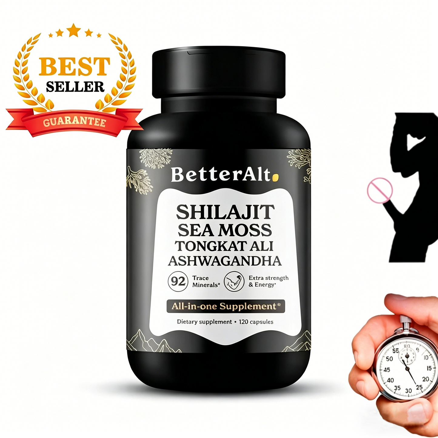 Sea Moss Tongkat Ali Ashwagandha Capsules