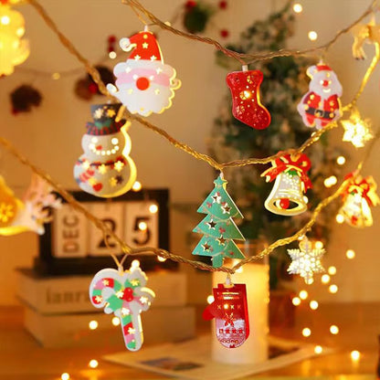 Christmas Decoration Party Supplies Metal LED Colorful Lights