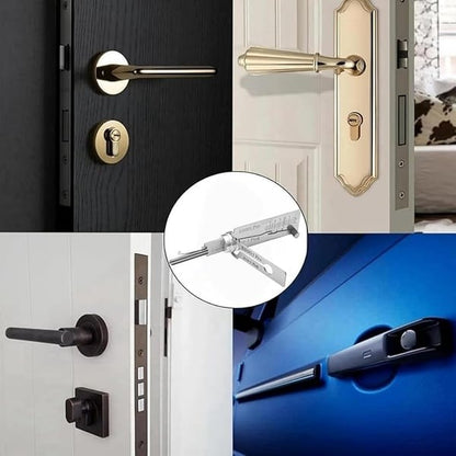 🔑 SS001 Pro Locksmith Tool Set — Stainless Steel, Precision Decoder & Pick