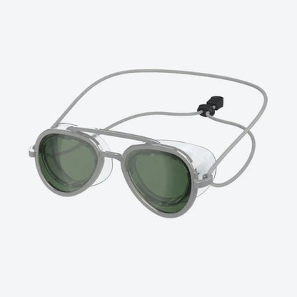 👓 Sunny Swim Goggles – UV Protection, Wide View, Chic Sunglass Look