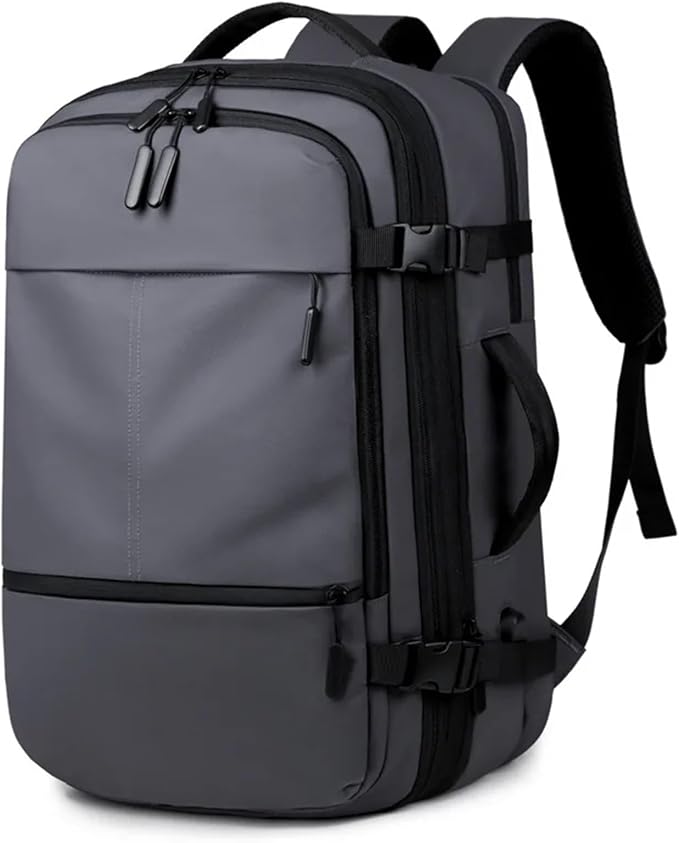 Expandable Large Capacity Backpack, Multifunctional Travel Business Laptop Backpack for Men Women