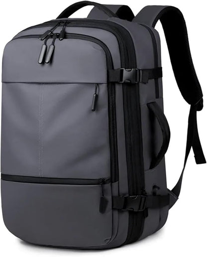 Expandable Large Capacity Backpack, Multifunctional Travel Business Laptop Backpack for Men Women