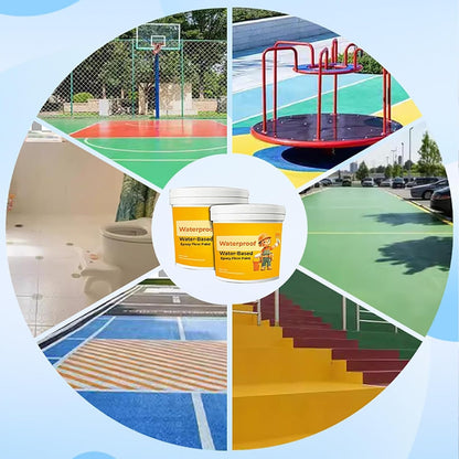 dht™⭐Waterproof Water-Based Epoxy Floor Paint（Free Brushes Provided）