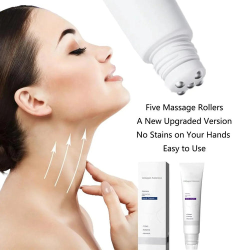 Collagen Neck Cream For Smooths Face & Neck Wrinkles, Reduces Double Chin