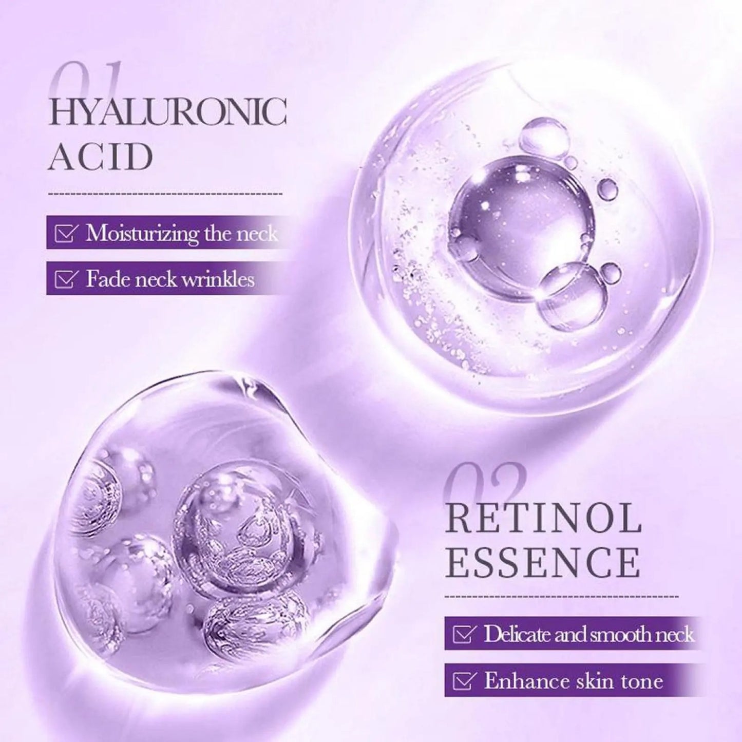 Collagen Neck Cream For Smooths Face & Neck Wrinkles, Reduces Double Chin