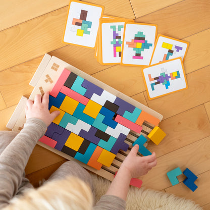 Educational wooden toys for early childhood development