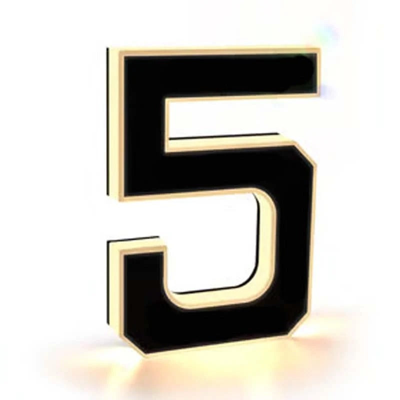 🏠 Buy 1, get 1 free 🔢Waterproof LED house numbers for outdoor use