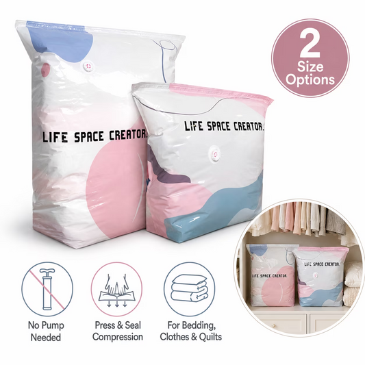 No Pump Vacuum Storage Bags