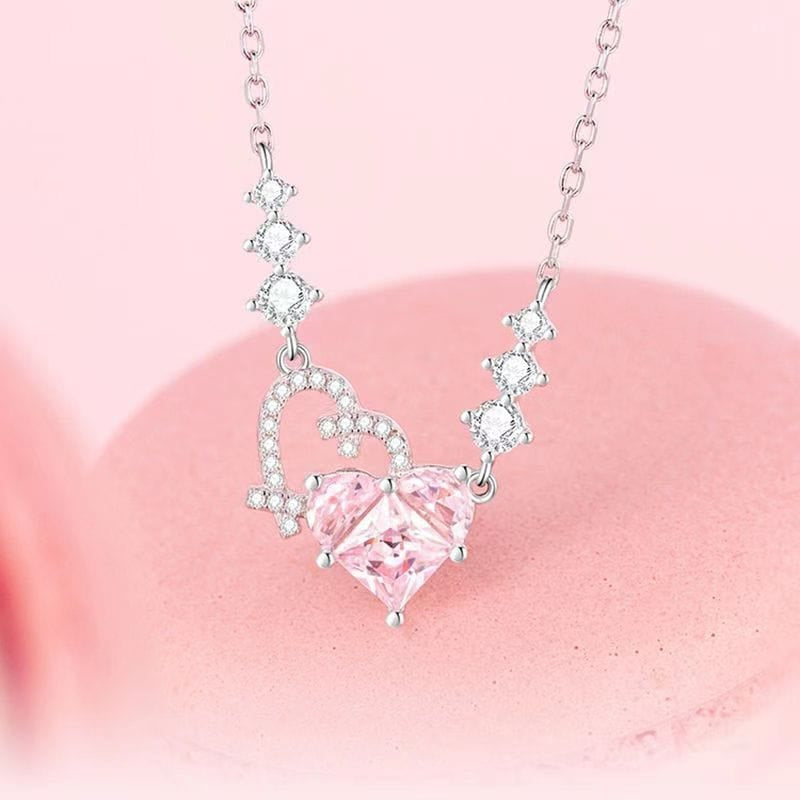 Heartlocked Double Heart Necklace