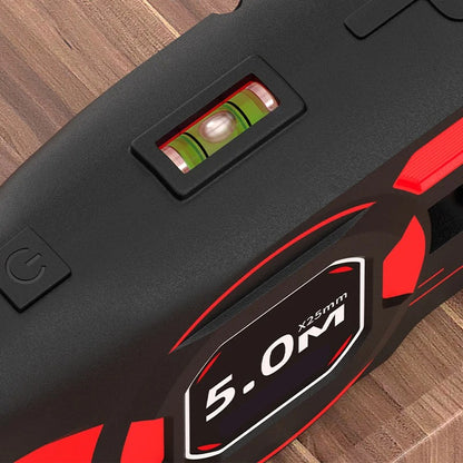 2-in-1 measuring tape with laser guide