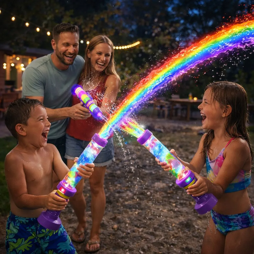 🔥LAST DAY 50% OFF🌈Glowing Rainbow LED Water Blaster