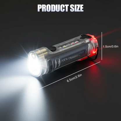 Mini Multifunctional Rechargeable Keychain Flashlight