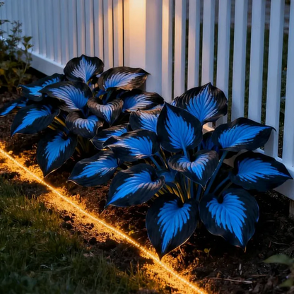 100+ Caladium Blue & Black Hosta Seeds