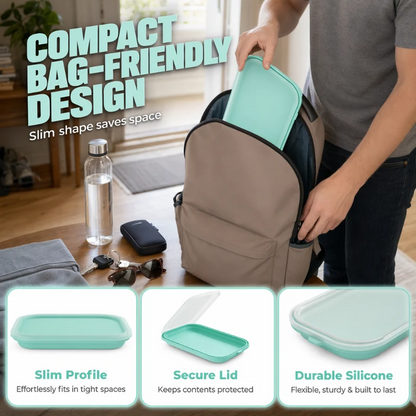 🍱 50% OFF! ✨ Portable silicone lunchbox