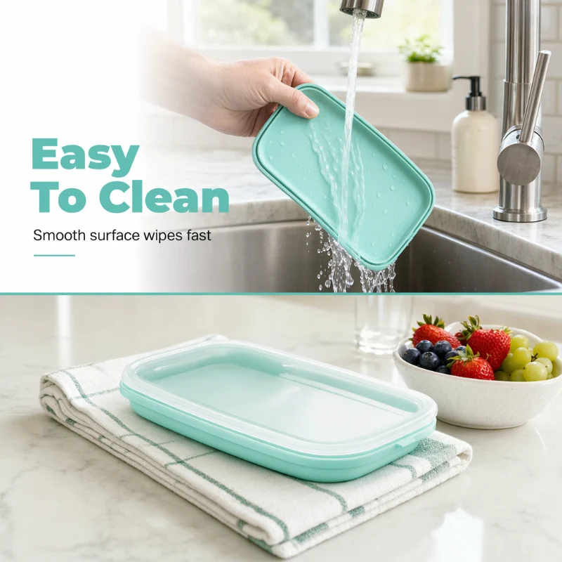 🍱 50% OFF! ✨ Portable silicone lunchbox