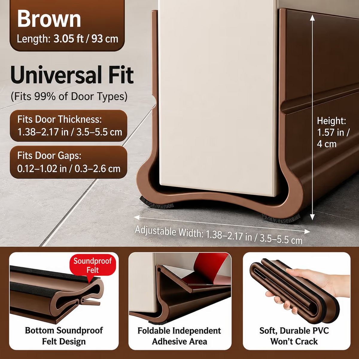 Door Bottom Seal Strip Stopper
