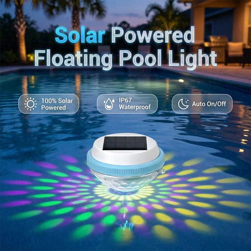 Solar Floating Pool Light