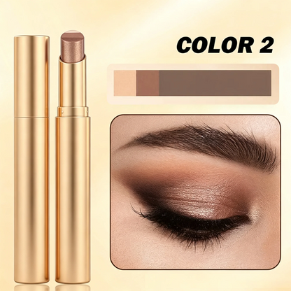 dht™⭐3-in-1 Eyeshadow Stick – Waterproof Long-Wear Shimmer Eye Makeup