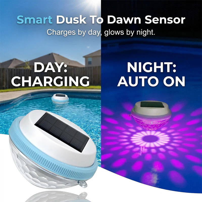 Solar Floating Pool Light