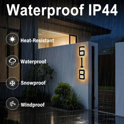 🏠 Buy 1, get 1 free 🔢Waterproof LED house numbers for outdoor use