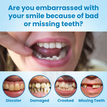 🔥HazyGalaxy™Custom-Fit Dentures — Comfortable & Natural-Looking Smile