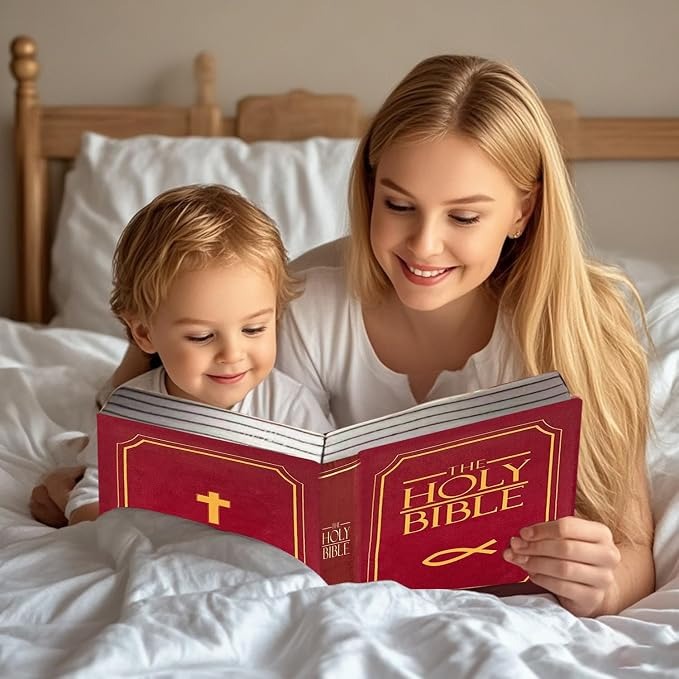 ✝️Bible Pillow Book Shaped For Christian🎁Decoration Gifts For Adults Kids